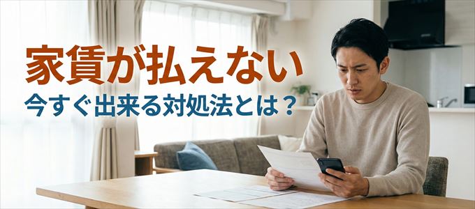日本賃貸保証に家賃が払えない場合の対処法